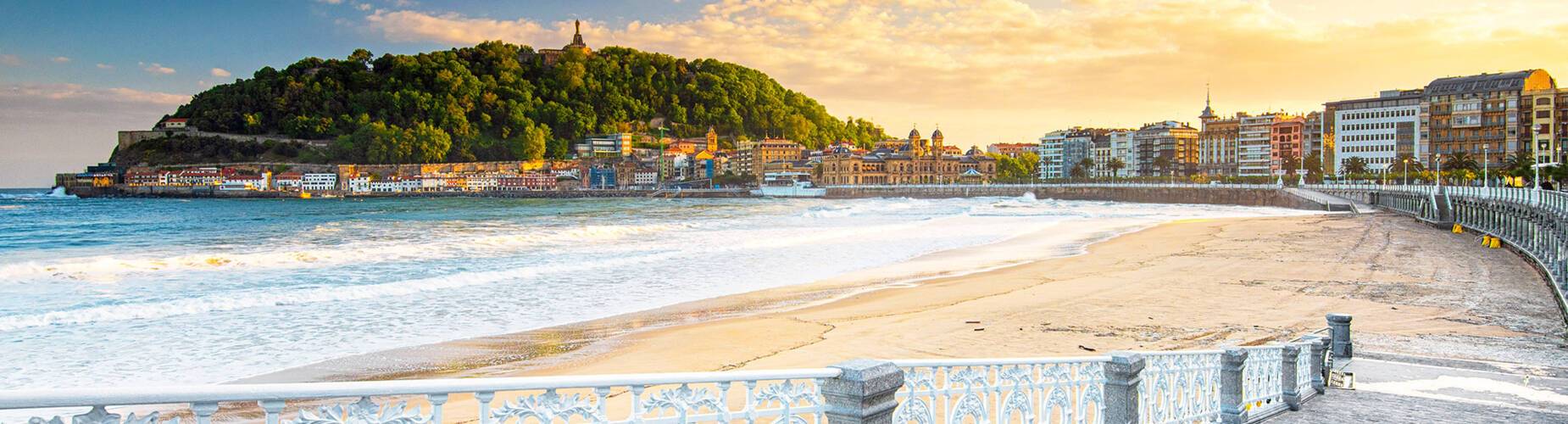 A panoramic view of San Sebastian