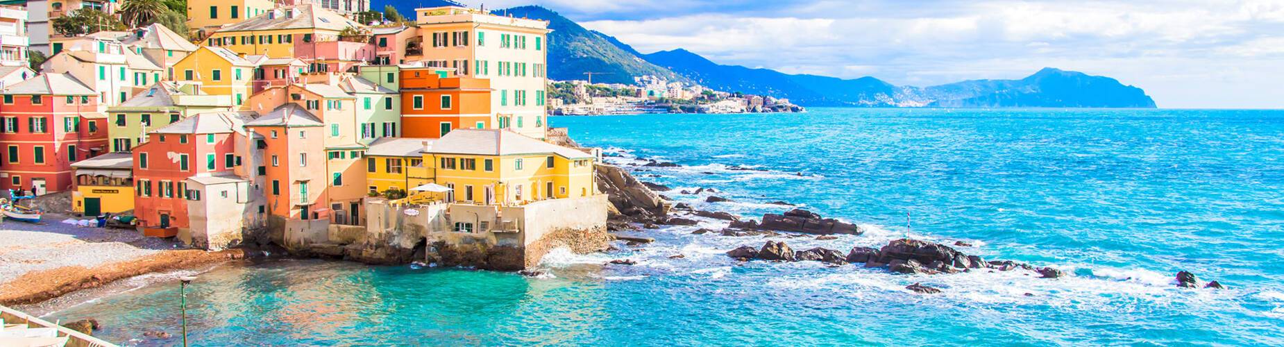 A panoramic view of Genoa