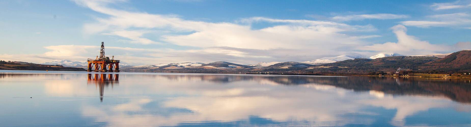 A panoramic view of Invergordon