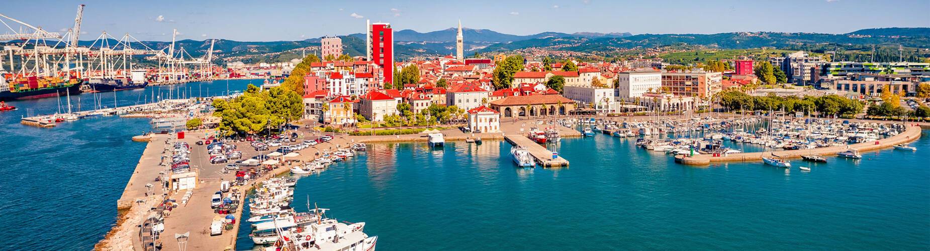A panoramic view of Koper