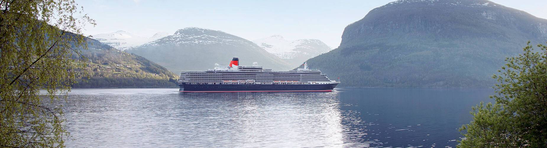 Queen Victoria in Invikfjord, Norway