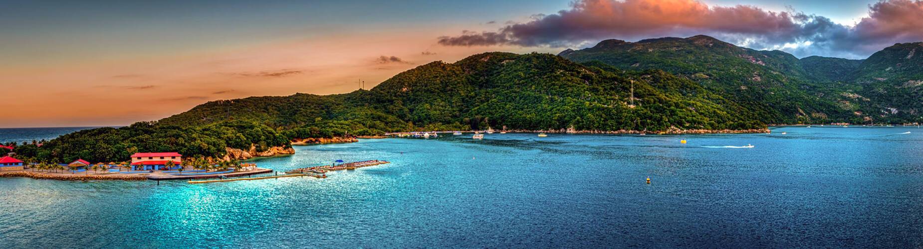 A panoramic view of Haiti