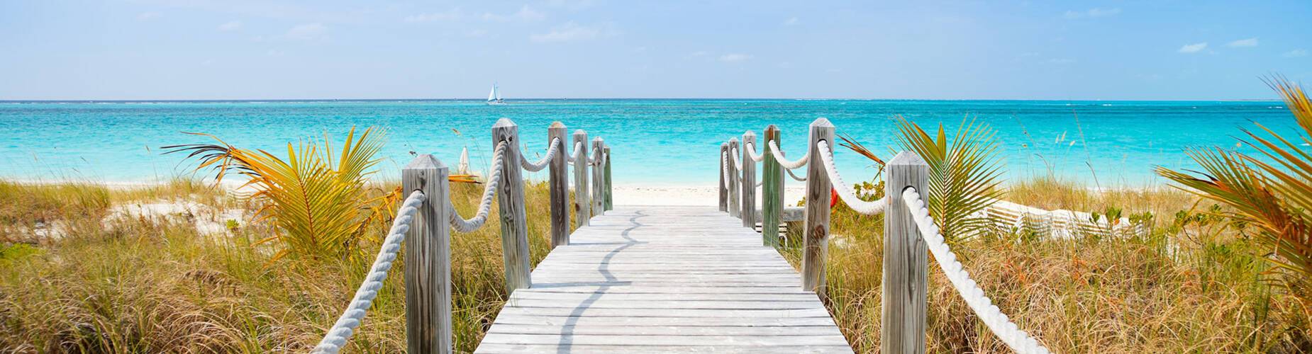 A panoramic view of Turks and Caicos