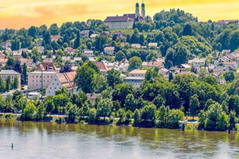 A panoramic view of Vilshofen