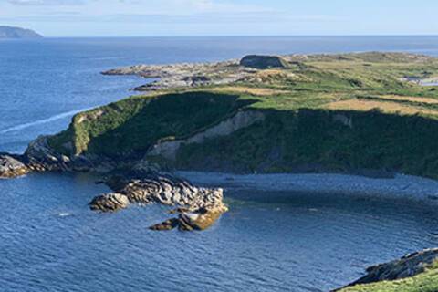 A panoramic view of Bantry Bay