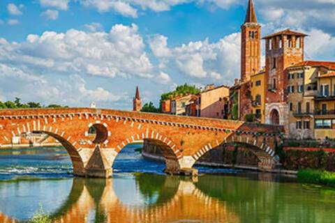 Ponte Pietra Bridge in Venice