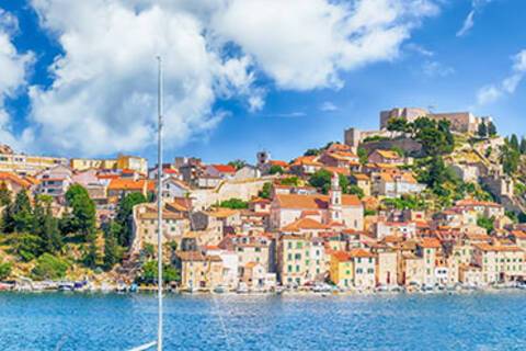 A panoramic view of Sibenik