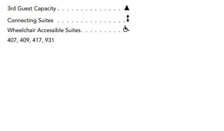 Silver Dawn deck plan legend