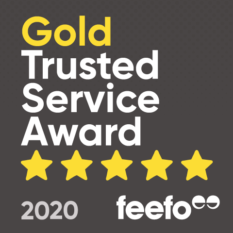 Feefo Gold Service Award 2020
